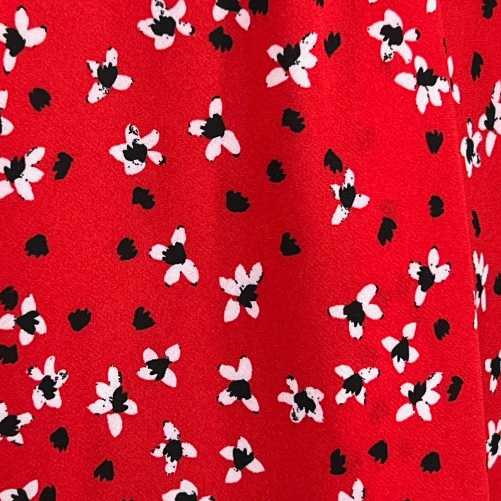 NANETTE LEPORE Collared Pintuck‎ Sleeveless Shirt Dress 6 Summer - Picture 5 of 6